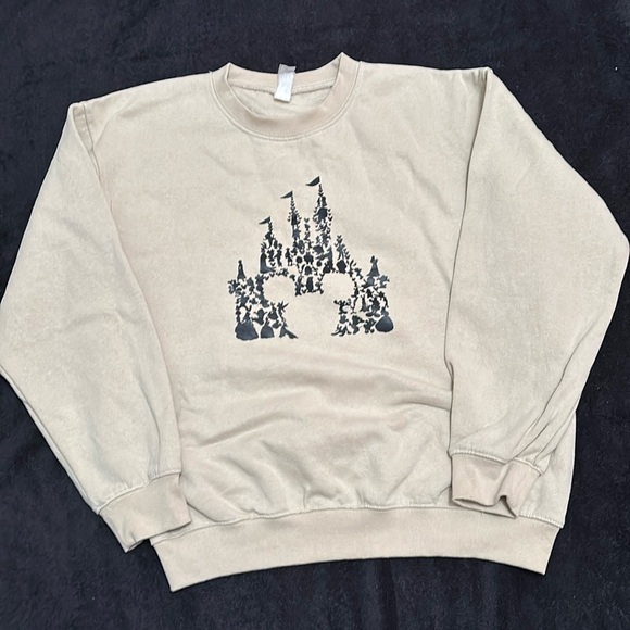 Tops - Tan character sweatshirt